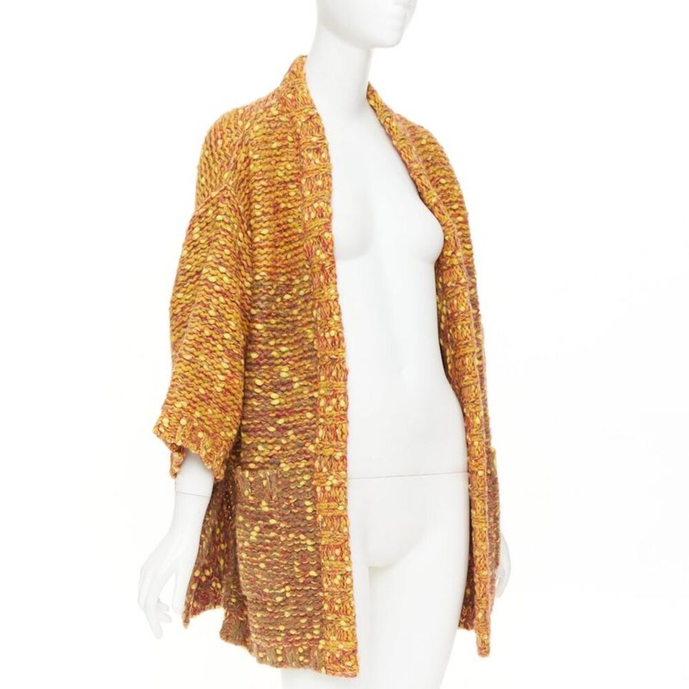Chanel 2014 Heavy Knit Cardigan Coat